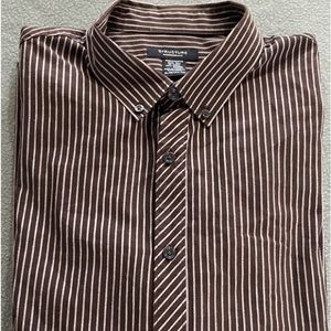 Structure Long Sleeve Button Up Dress Shirt